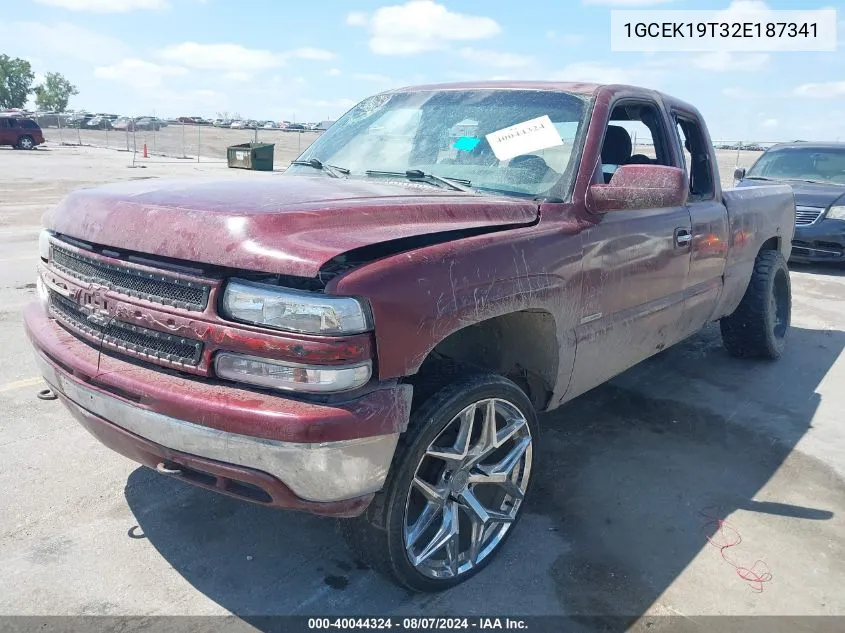 2002 Chevrolet Silverado 1500 Ls VIN: 1GCEK19T32E187341 Lot: 40044324