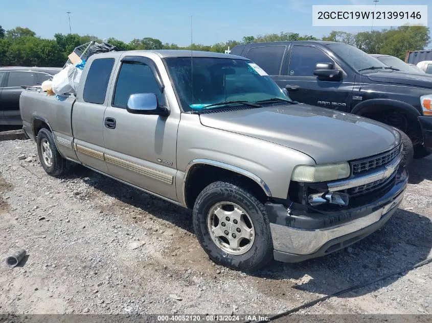 2002 Chevrolet Silverado 1500 Ls VIN: 2GCEC19W121399146 Lot: 40052120