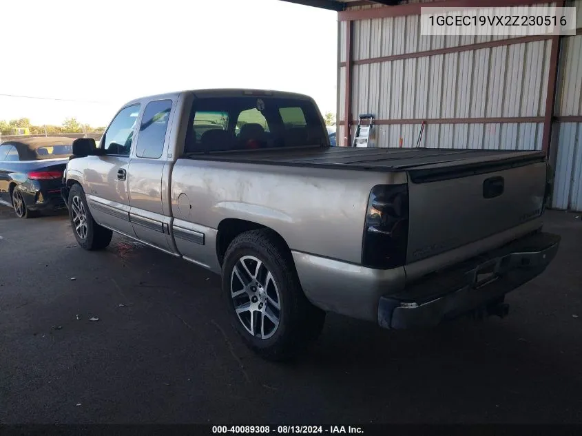 2002 Chevrolet Silverado 1500 Ls VIN: 1GCEC19VX2Z230516 Lot: 40089308