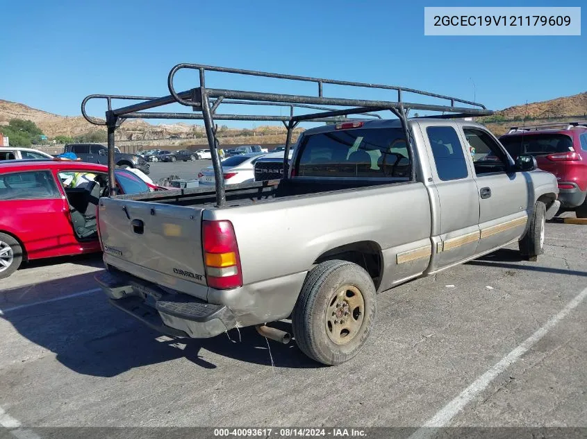 2002 Chevrolet Silverado 1500 Ls VIN: 2GCEC19V121179609 Lot: 40093617