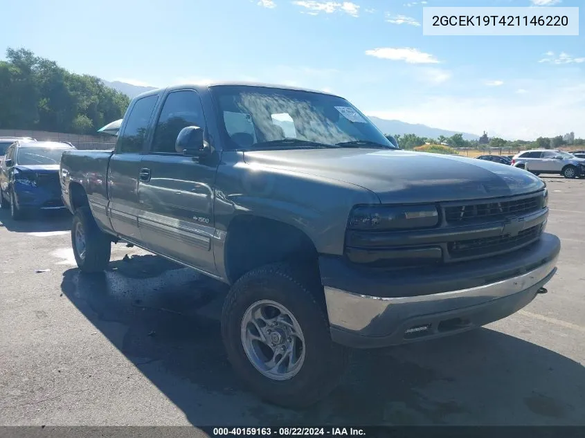 2002 Chevrolet Silverado 1500 Ls VIN: 2GCEK19T421146220 Lot: 40159163