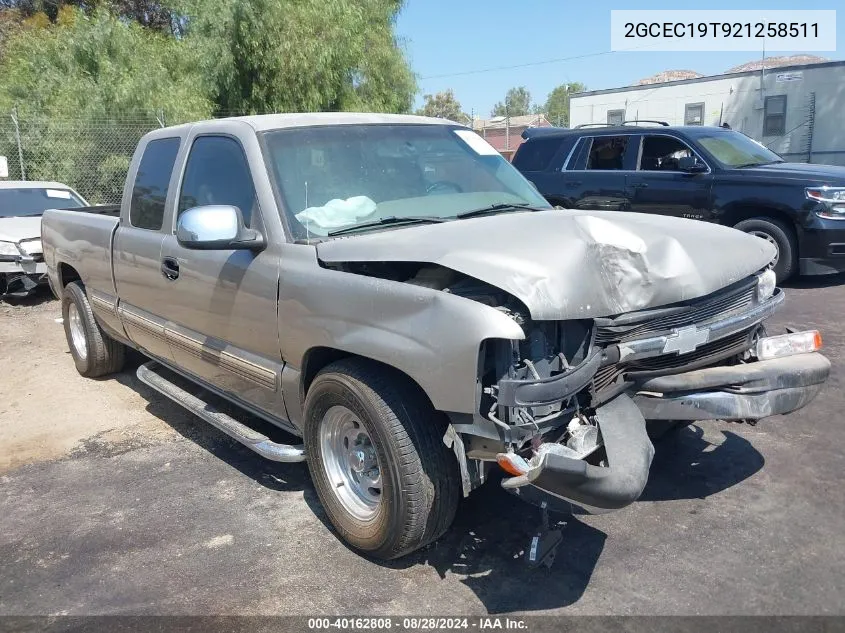 2002 Chevrolet Silverado 1500 Lt VIN: 2GCEC19T921258511 Lot: 40162808