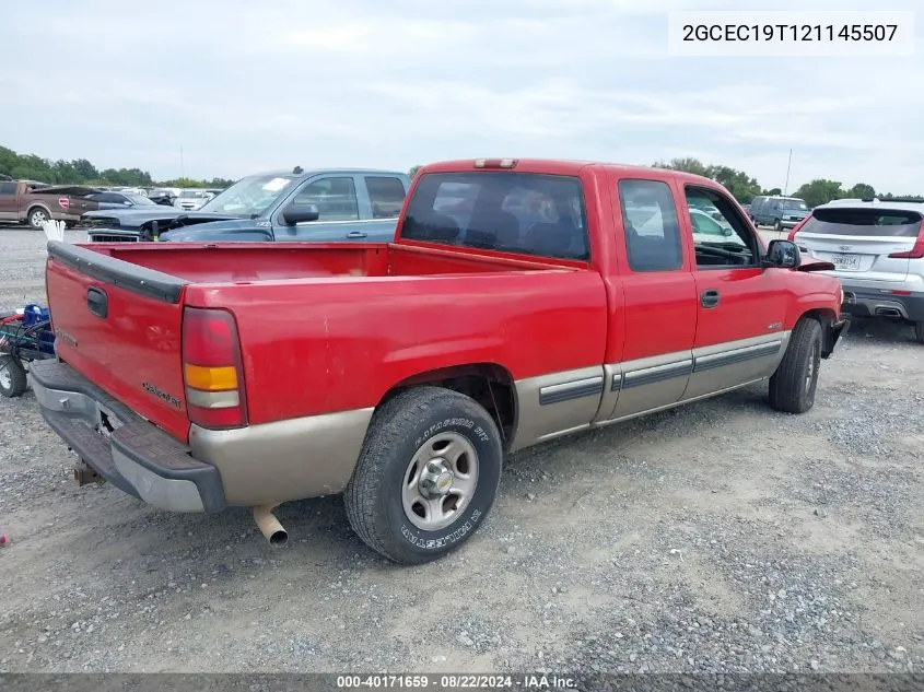 2002 Chevrolet Silverado 1500 Ls VIN: 2GCEC19T121145507 Lot: 40171659