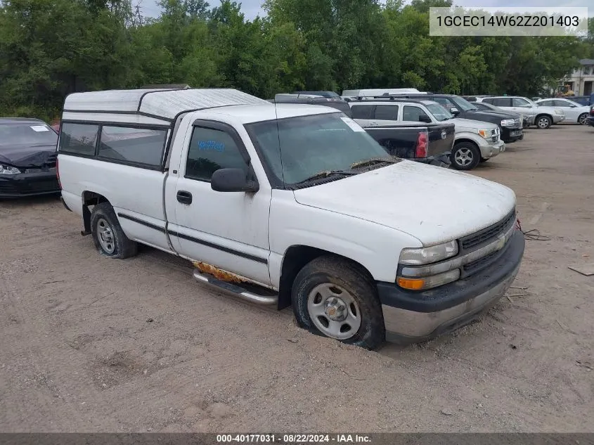 2002 Chevrolet Silverado 1500 VIN: 1GCEC14W62Z201403 Lot: 40177031