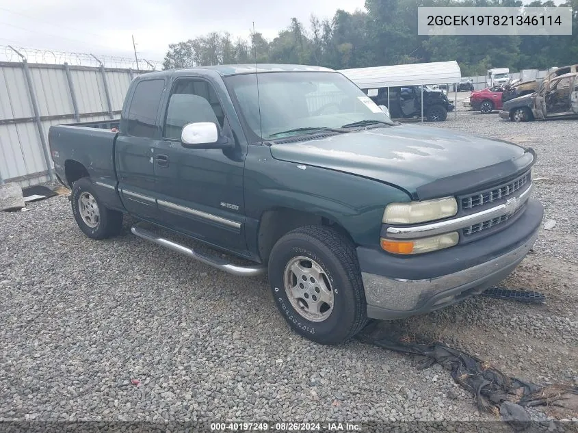 2GCEK19T821346114 2002 Chevrolet Silverado 1500 Ls