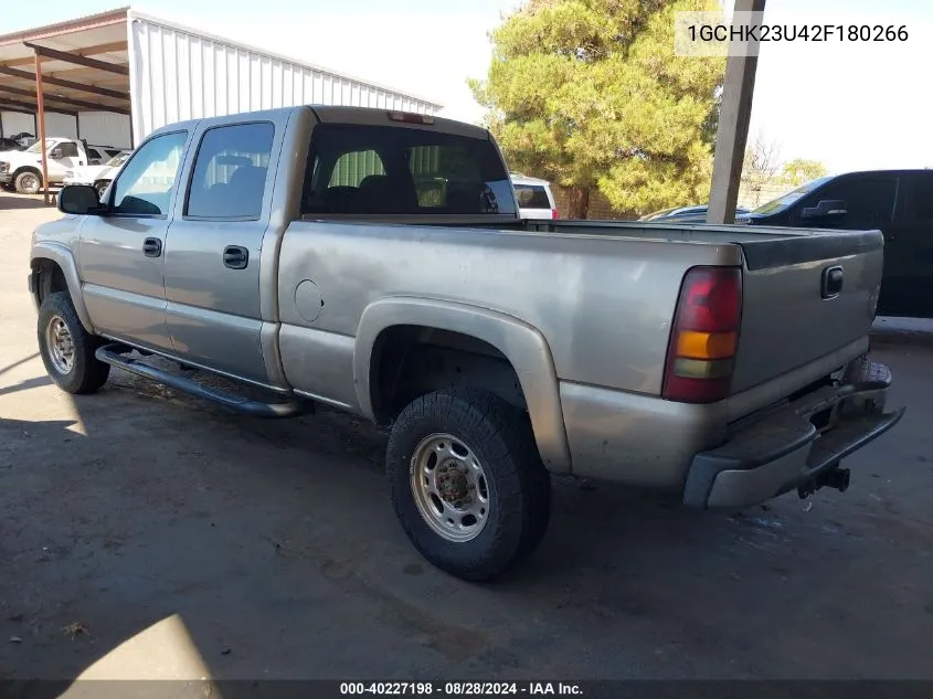 2002 Chevrolet Silverado 2500Hd Ls VIN: 1GCHK23U42F180266 Lot: 40227198