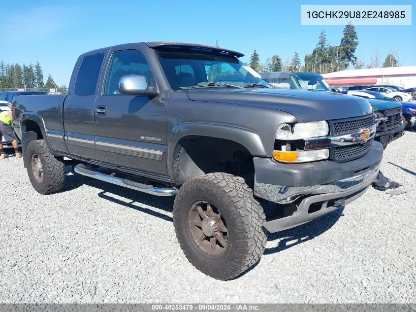 1GCHK29U82E248985 2002 Chevrolet Silverado 2500Hd Lt