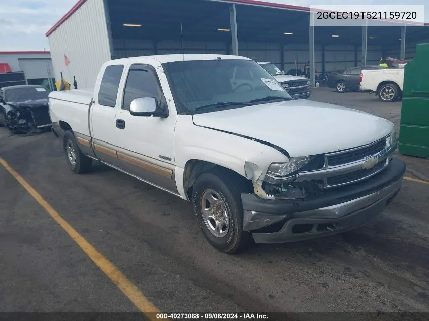 2002 Chevrolet Silverado 1500 Ls VIN: 2GCEC19T521159720 Lot: 40273068