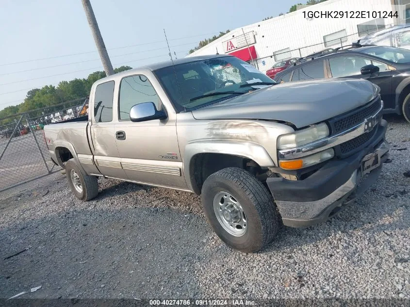 2002 Chevrolet Silverado 2500Hd Lt VIN: 1GCHK29122E101244 Lot: 40274786