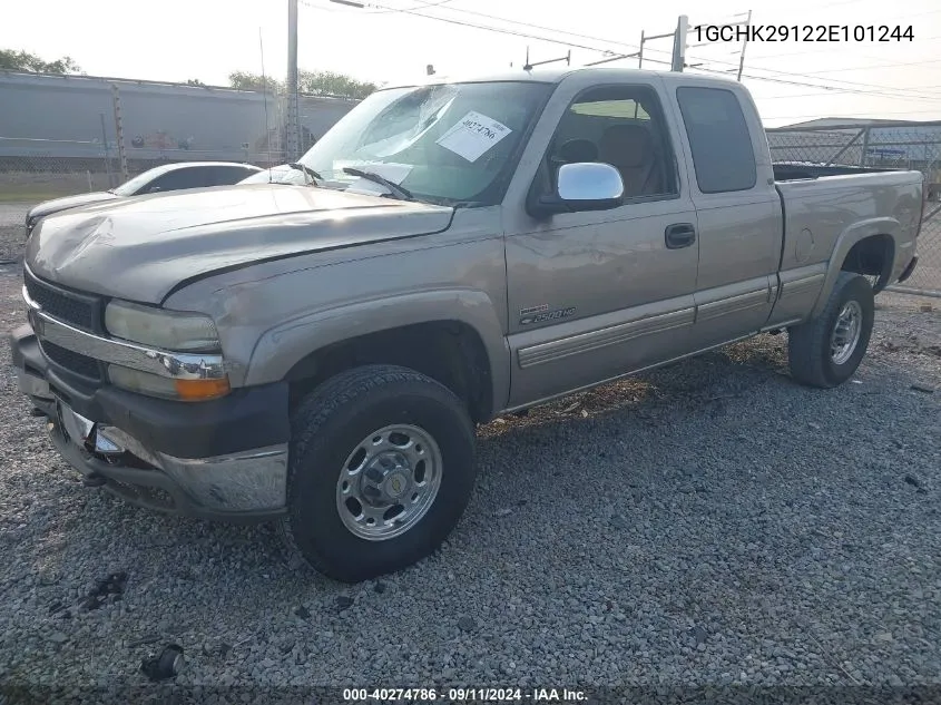 2002 Chevrolet Silverado 2500Hd Lt VIN: 1GCHK29122E101244 Lot: 40274786