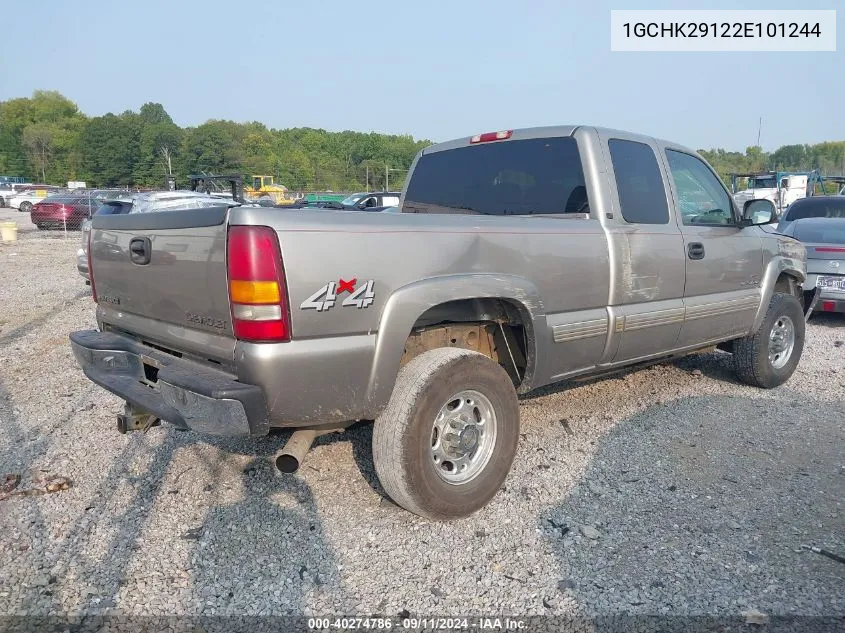 2002 Chevrolet Silverado 2500Hd Lt VIN: 1GCHK29122E101244 Lot: 40274786