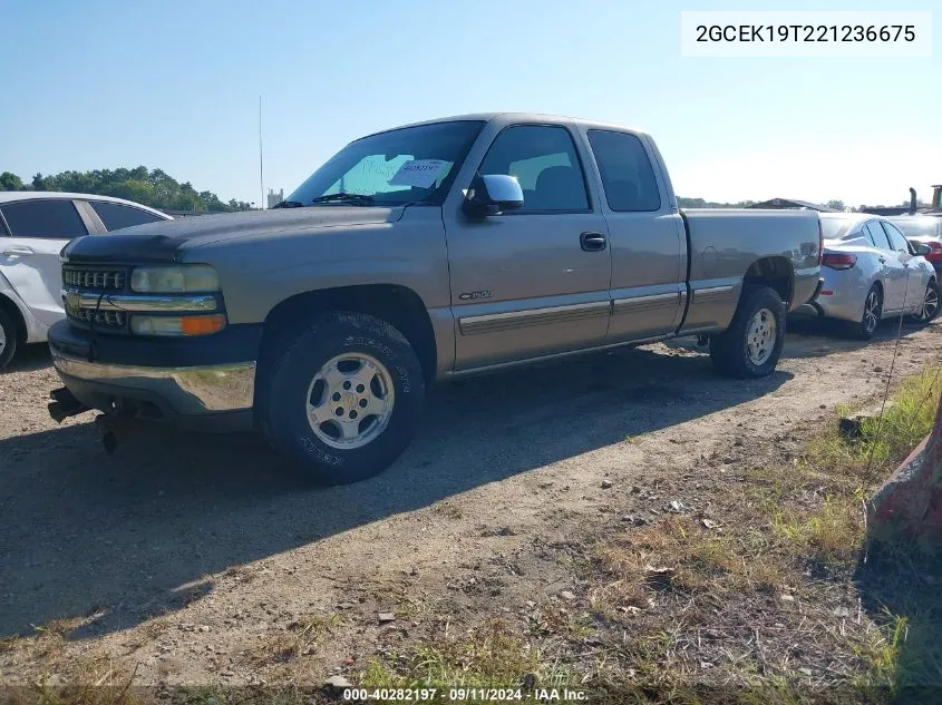 2GCEK19T221236675 2002 Chevrolet Silverado 1500 Ls