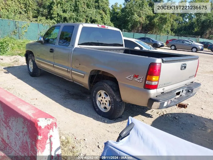 2002 Chevrolet Silverado 1500 Ls VIN: 2GCEK19T221236675 Lot: 40282197