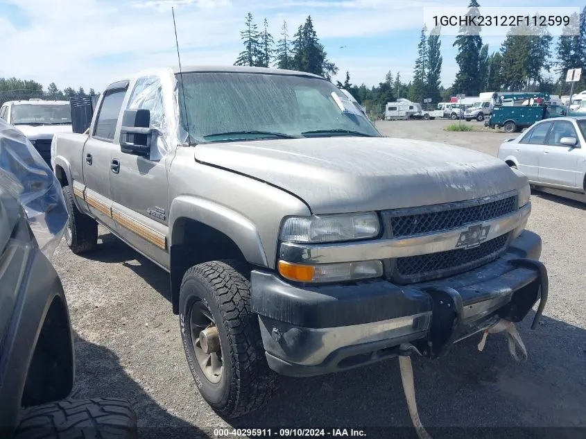 2002 Chevrolet Silverado 2500Hd Ls VIN: 1GCHK23122F112599 Lot: 40295911