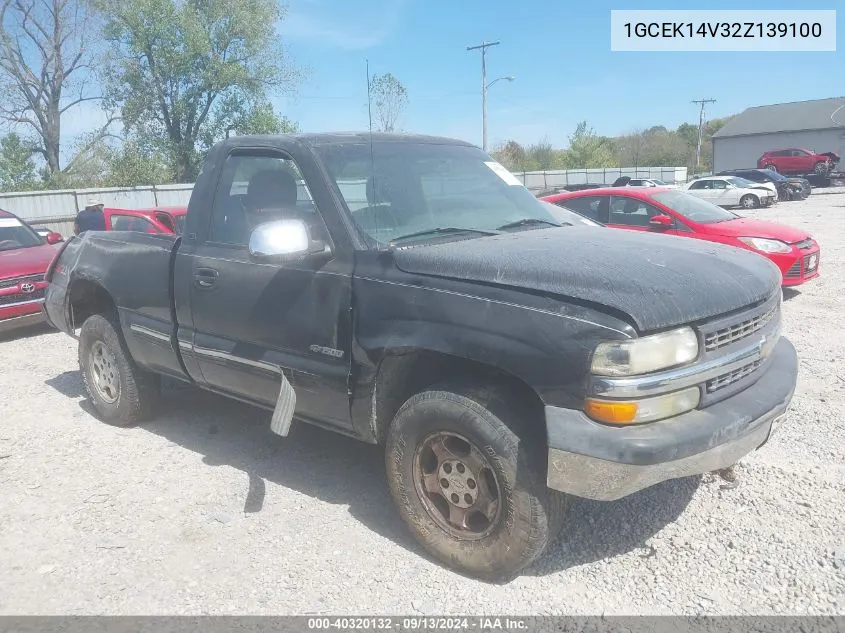 2002 Chevrolet Silverado 1500 Ls VIN: 1GCEK14V32Z139100 Lot: 40320132