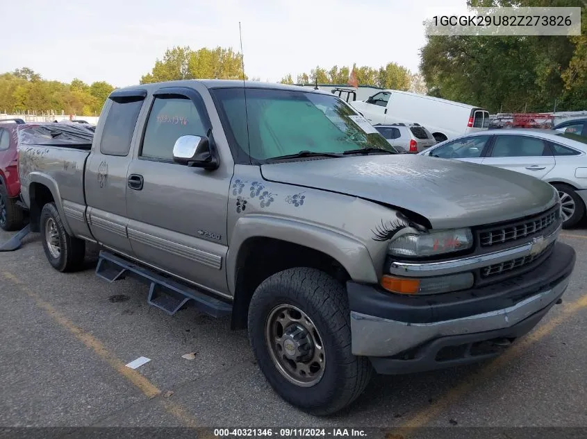 2002 Chevrolet Silverado K2500 VIN: 1GCGK29U82Z273826 Lot: 40321346