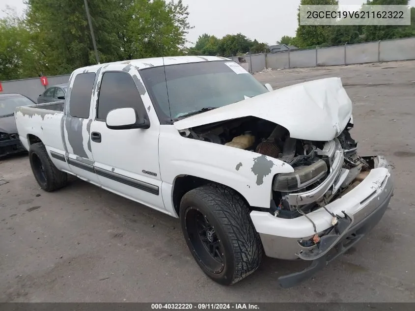 2002 Chevrolet Silverado C1500 VIN: 2GCEC19V621162322 Lot: 40322220