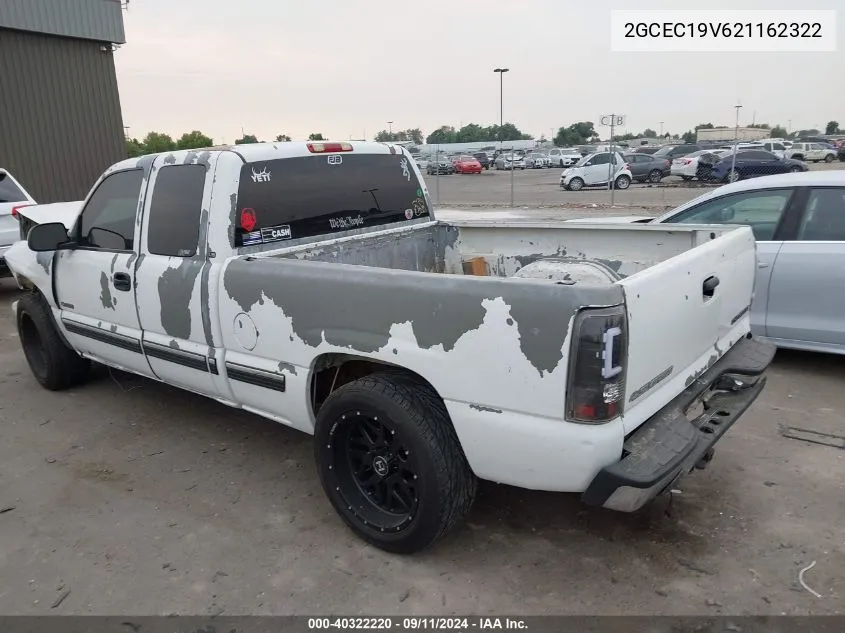 2GCEC19V621162322 2002 Chevrolet Silverado C1500