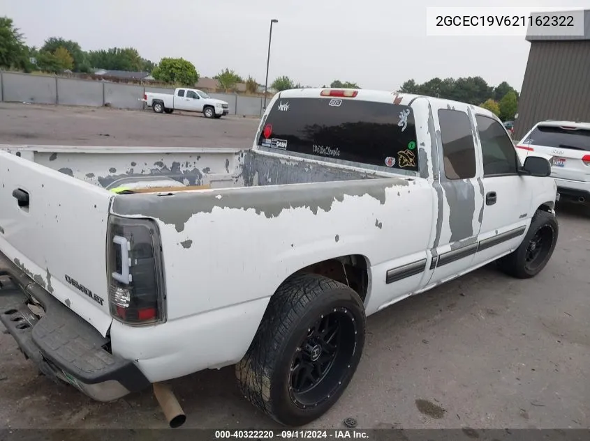 2GCEC19V621162322 2002 Chevrolet Silverado C1500