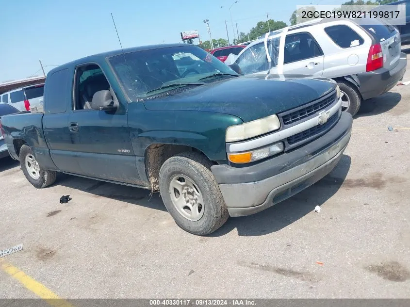 2002 Chevrolet Silverado 1500 C1500 VIN: 2GCEC19W821199817 Lot: 40330117