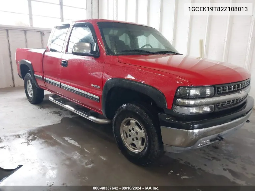 2002 Chevrolet Silverado 1500 Ls VIN: 1GCEK19T82Z108013 Lot: 40337642