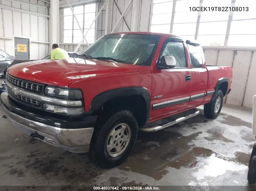 1GCEK19T82Z108013 2002 Chevrolet Silverado 1500 Ls