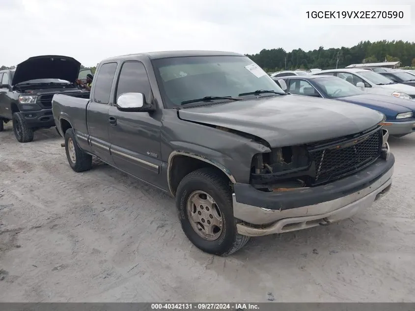 1GCEK19VX2E270590 2002 Chevrolet Silverado 1500 Ls