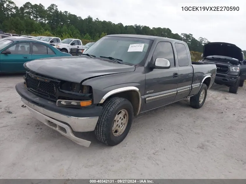 1GCEK19VX2E270590 2002 Chevrolet Silverado 1500 Ls