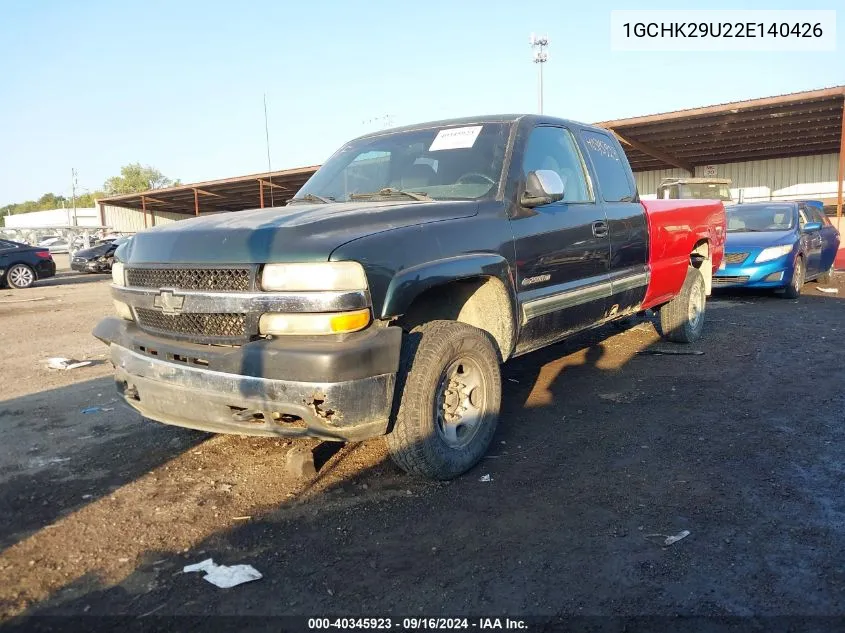 2002 Chevrolet Silverado 2500Hd Ls VIN: 1GCHK29U22E140426 Lot: 40345923