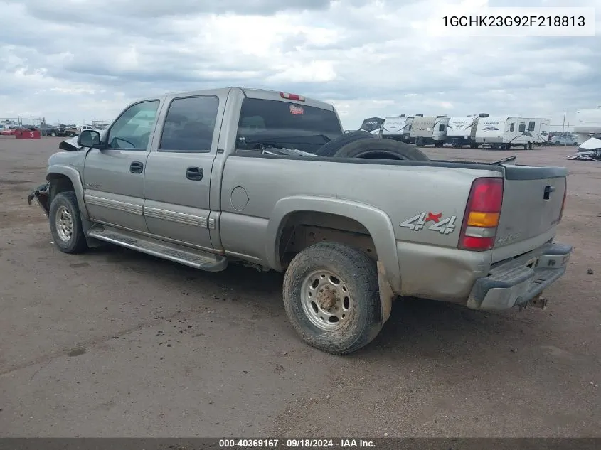 2002 Chevrolet Silverado 2500Hd Ls VIN: 1GCHK23G92F218813 Lot: 40369167