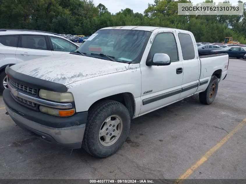 2002 Chevrolet Silverado 1500 Ls VIN: 2GCEK19T621310793 Lot: 40377749