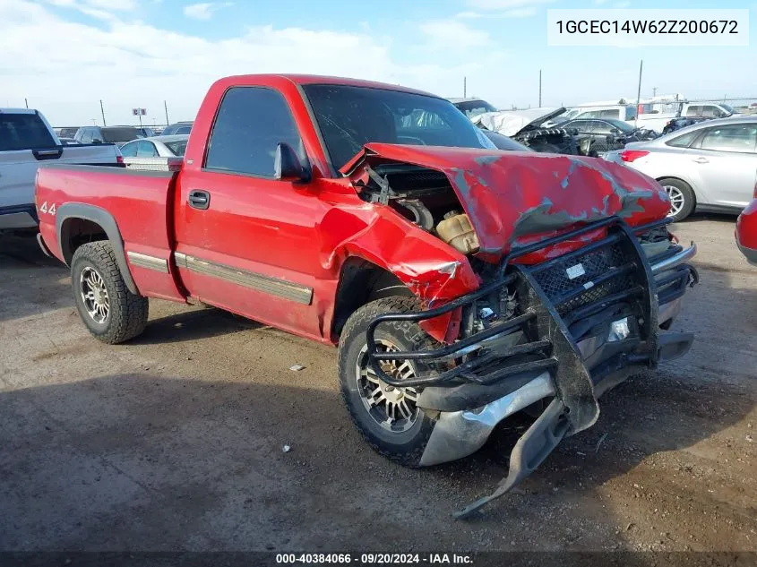 1GCEC14W62Z200672 2002 Chevrolet Silverado 1500