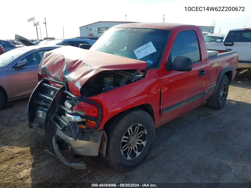 2002 Chevrolet Silverado 1500 VIN: 1GCEC14W62Z200672 Lot: 40384066