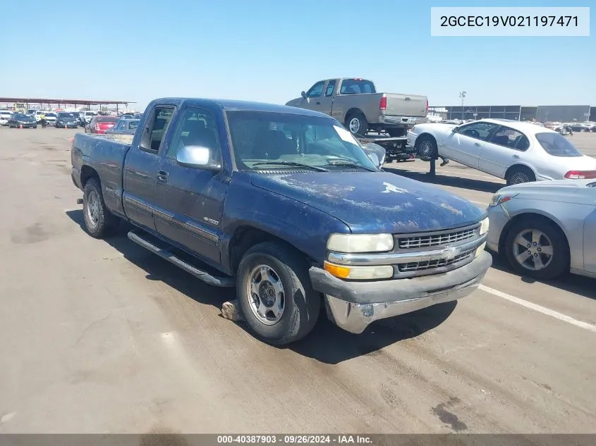 2GCEC19V021197471 2002 Chevrolet Silverado 1500 Ls