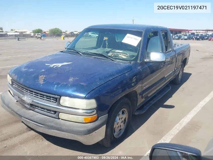 2002 Chevrolet Silverado 1500 Ls VIN: 2GCEC19V021197471 Lot: 40387903