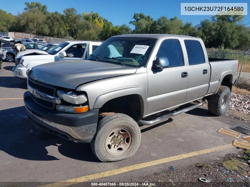 2002 Chevrolet Silverado 2500Hd Ls VIN: 1GCHK23U72F164580 Lot: 40407065