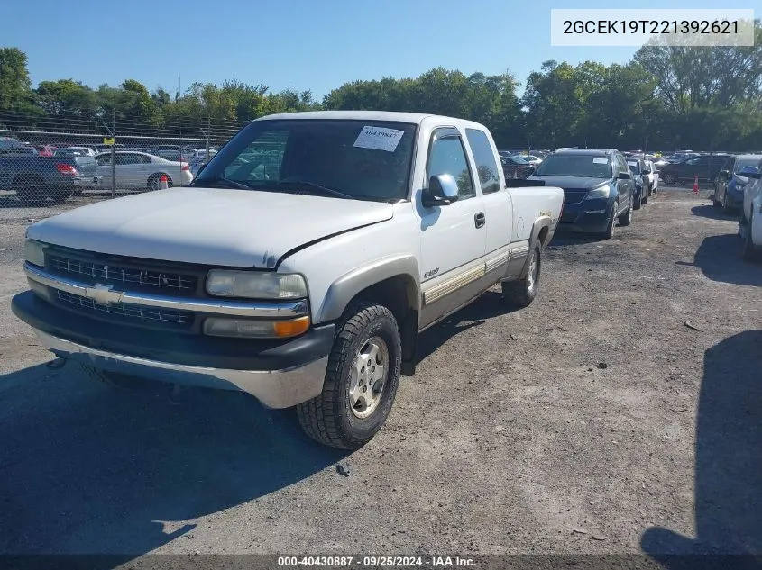 2GCEK19T221392621 2002 Chevrolet Silverado 1500 Ls