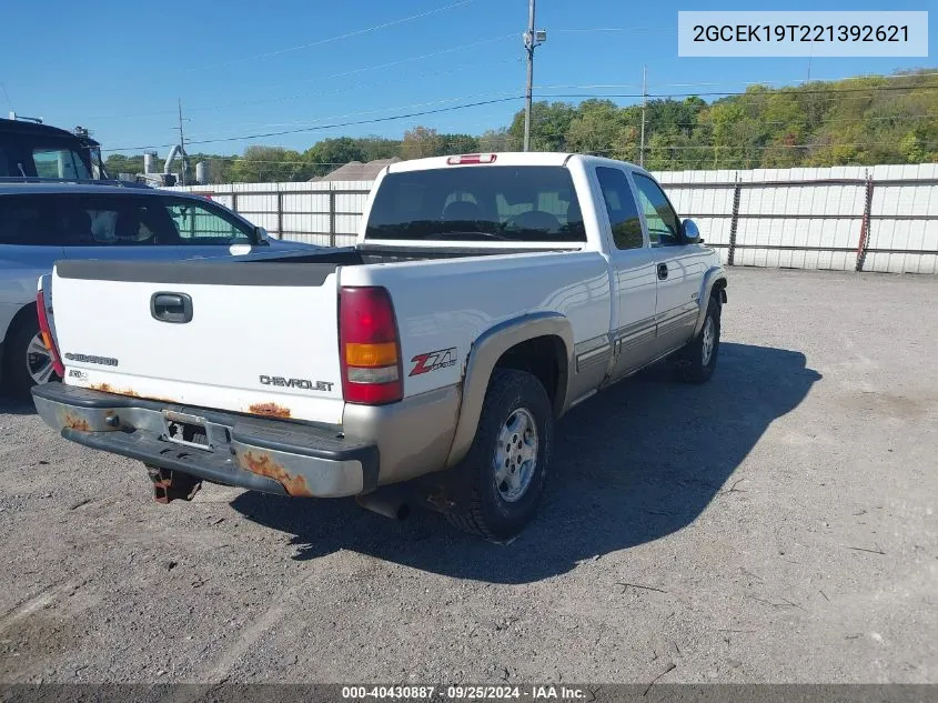 2002 Chevrolet Silverado 1500 Ls VIN: 2GCEK19T221392621 Lot: 40430887