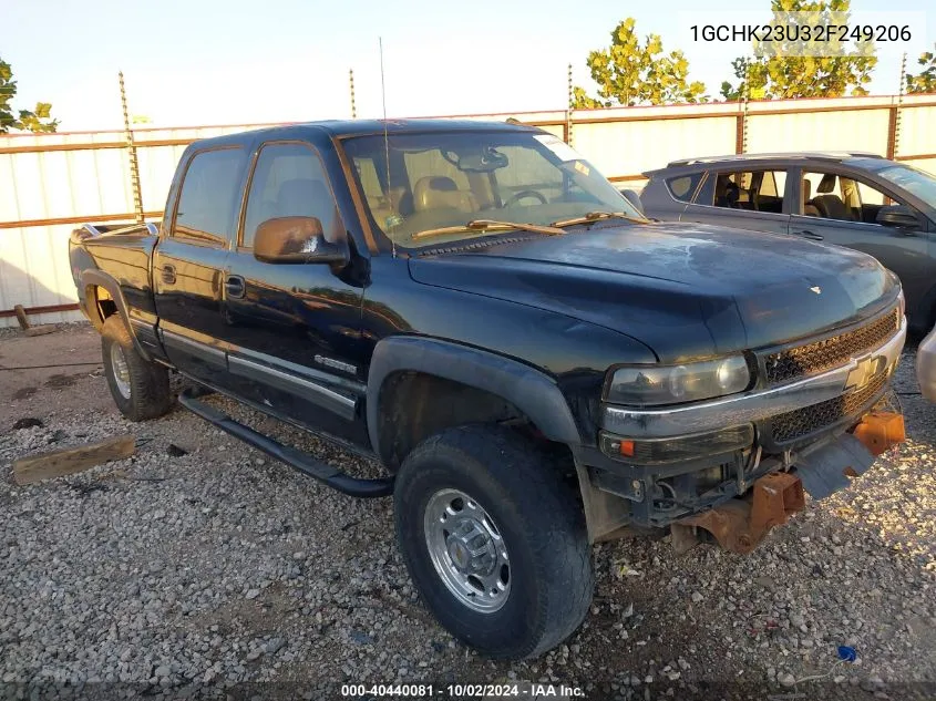 2002 Chevrolet Silverado 2500Hd Lt VIN: 1GCHK23U32F249206 Lot: 40440081