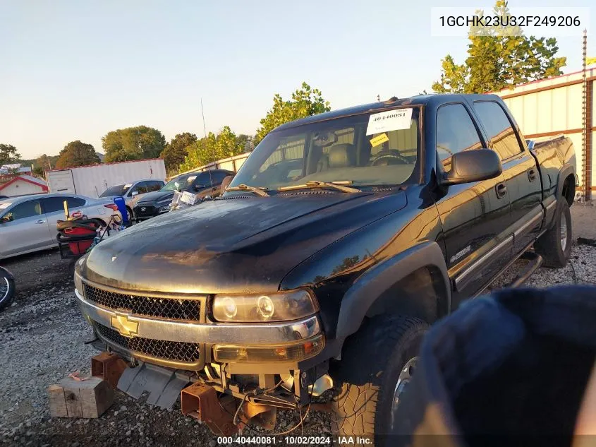 2002 Chevrolet Silverado 2500Hd Lt VIN: 1GCHK23U32F249206 Lot: 40440081