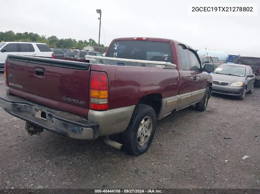 2GCEC19TX21278802 2002 Chevrolet Silverado C1500