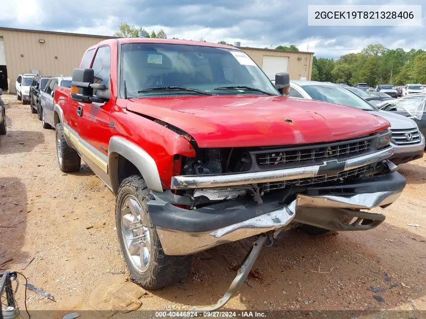 2GCEK19T821328406 2002 Chevrolet Silverado 1500 Ls