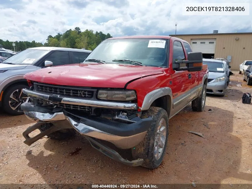 2GCEK19T821328406 2002 Chevrolet Silverado 1500 Ls