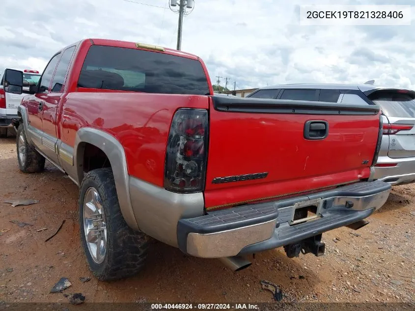 2002 Chevrolet Silverado 1500 Ls VIN: 2GCEK19T821328406 Lot: 40446924