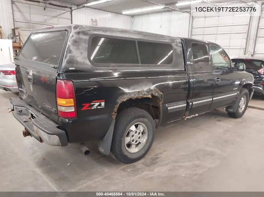 2002 Chevrolet Silverado 1500 Ls VIN: 1GCEK19T72E253776 Lot: 40468564