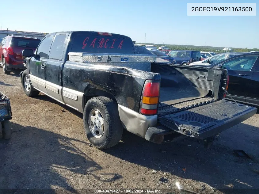 2002 Chevrolet Silverado 1500 Ls VIN: 2GCEC19V921163500 Lot: 40479427