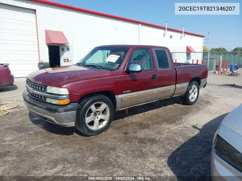 2002 Chevrolet Silverado 1500 Ls VIN: 2GCEC19T821346207 Lot: 40522930