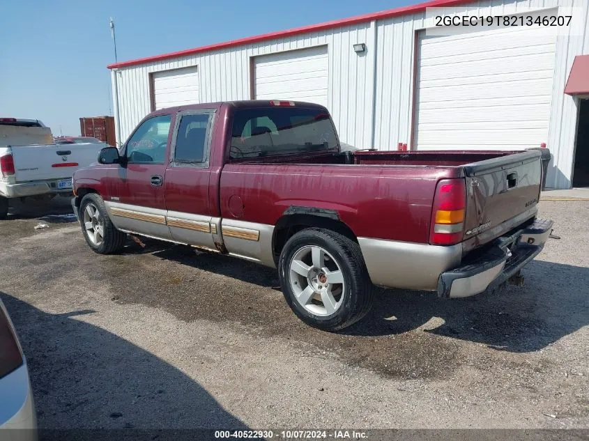 2002 Chevrolet Silverado 1500 Ls VIN: 2GCEC19T821346207 Lot: 40522930