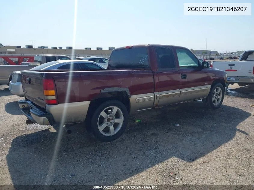 2002 Chevrolet Silverado 1500 Ls VIN: 2GCEC19T821346207 Lot: 40522930