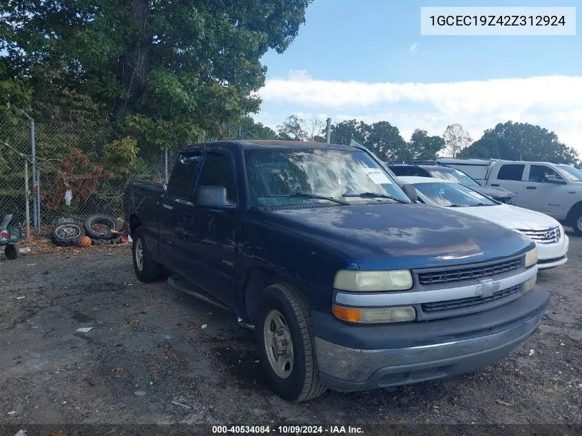 2002 Chevrolet Silverado C1500 VIN: 1GCEC19Z42Z312924 Lot: 40534084